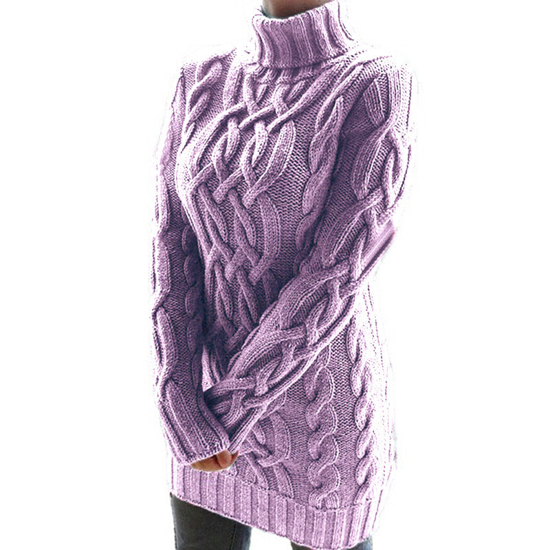 Evelyn Cable-Knit Sweater Dress
