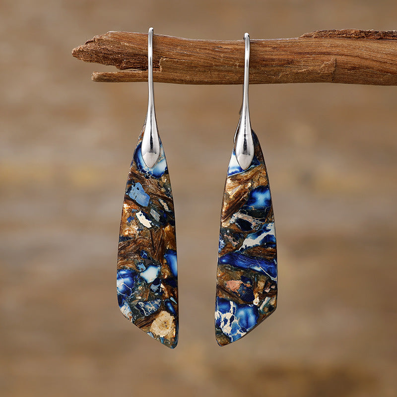 Natural-Stone Earrings by Sheila