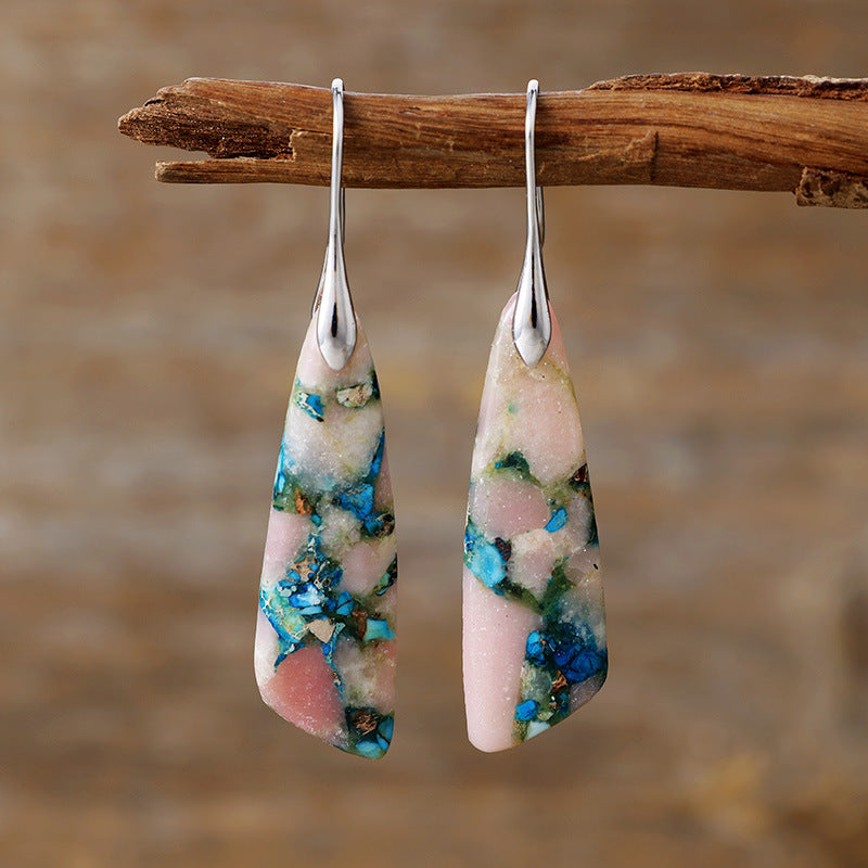 Natural-Stone Earrings by Sheila