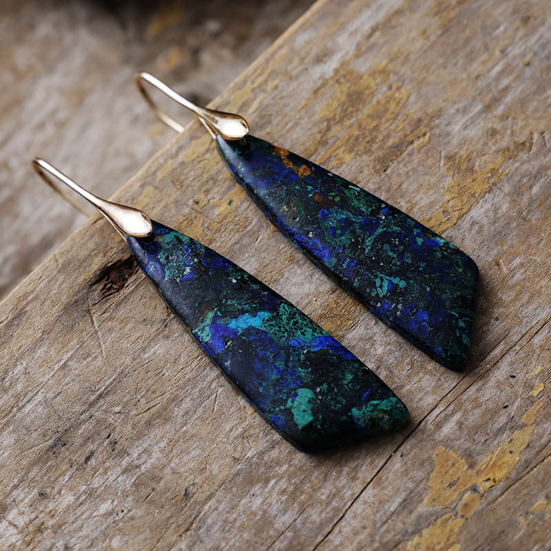 Natural-Stone Earrings by Sheila