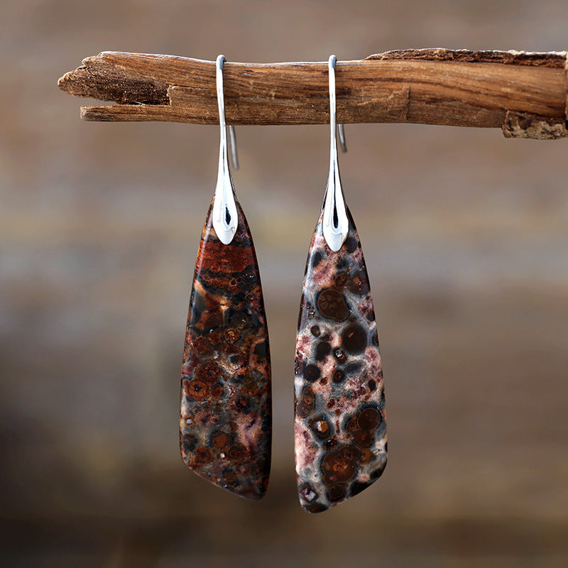 Natural-Stone Earrings by Sheila