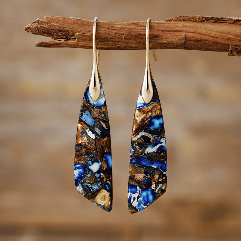 Natural-Stone Earrings by Sheila