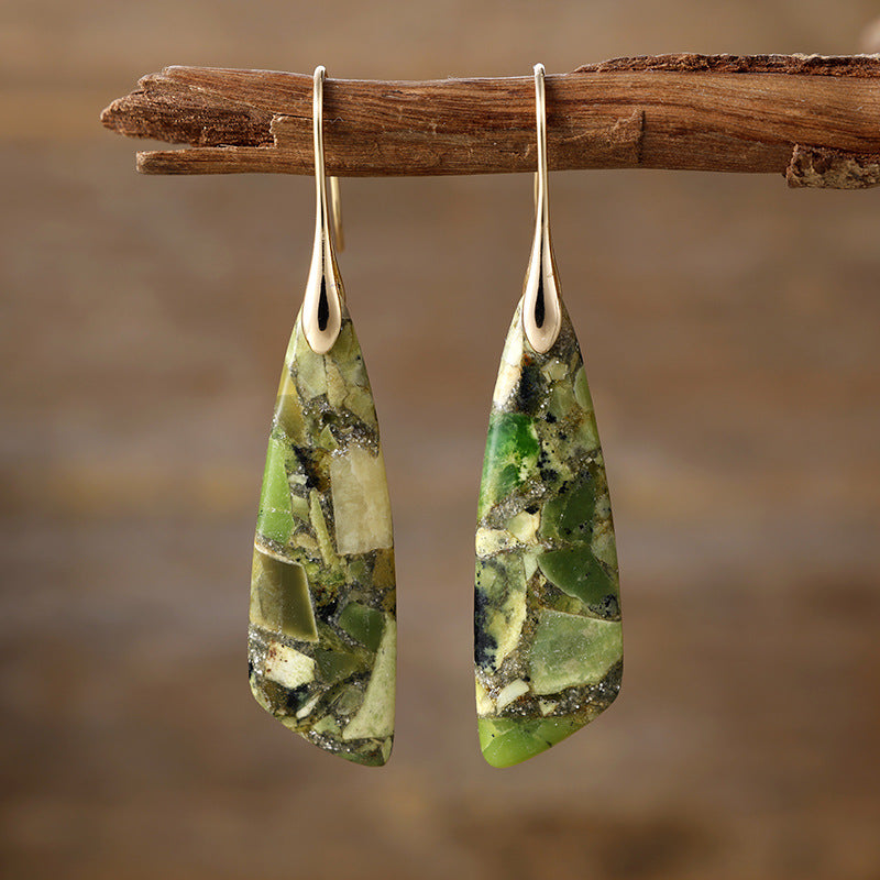 Natural-Stone Earrings by Sheila