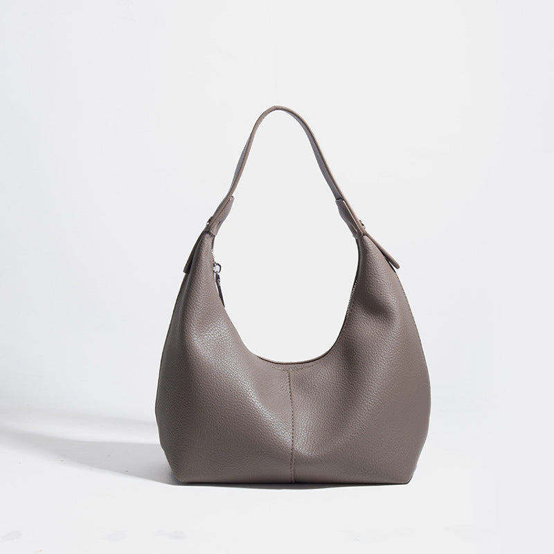 Elara Croc-Texture Handbag