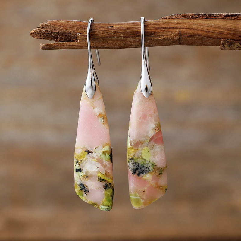 Natural-Stone Earrings by Sheila