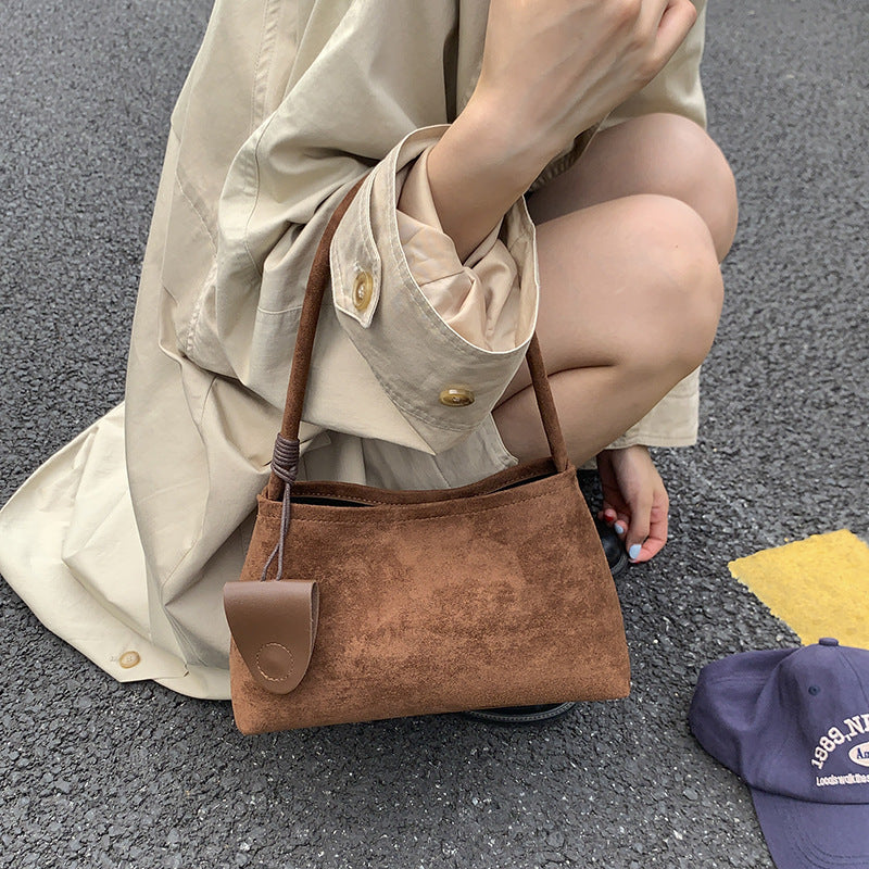 Freya Soft Suede Bucket Bag