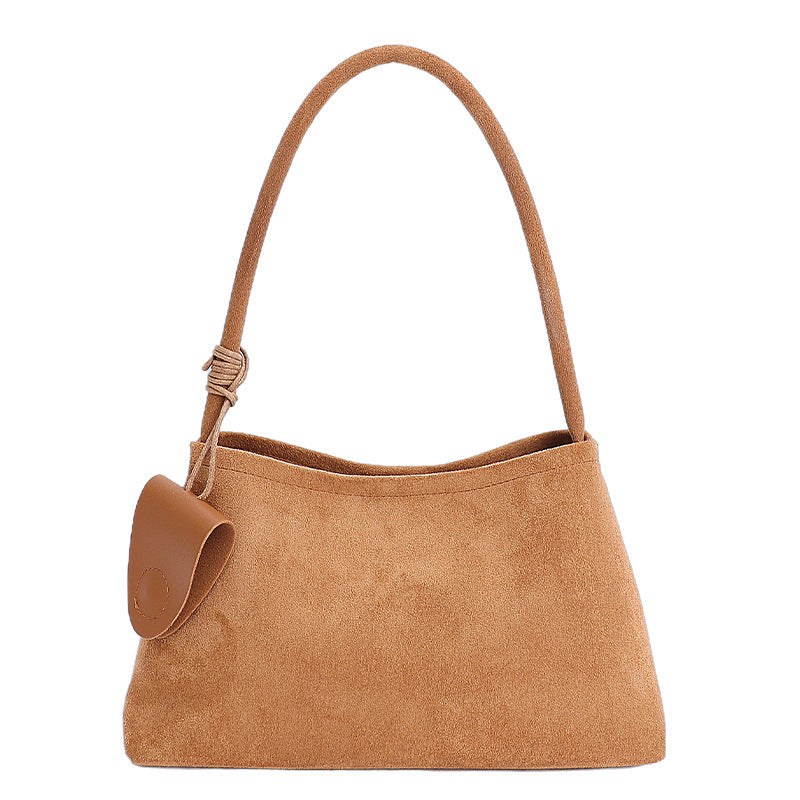 Freya Soft Suede Bucket Bag