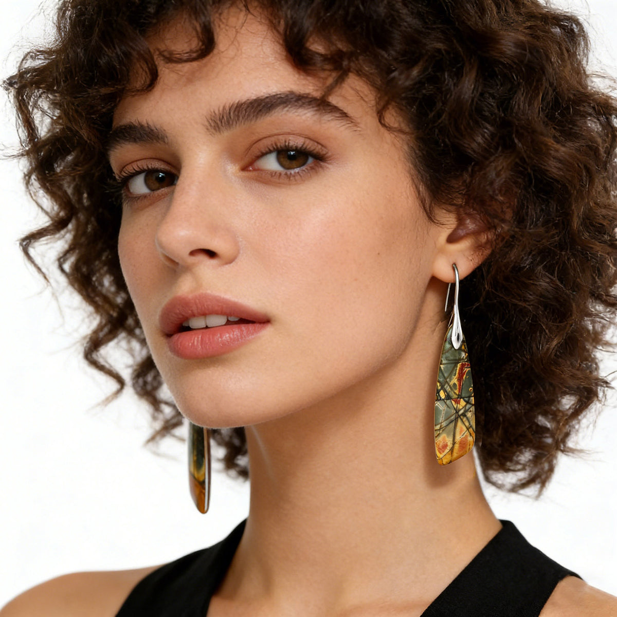 Geometric pendant earrings earrings jewelry