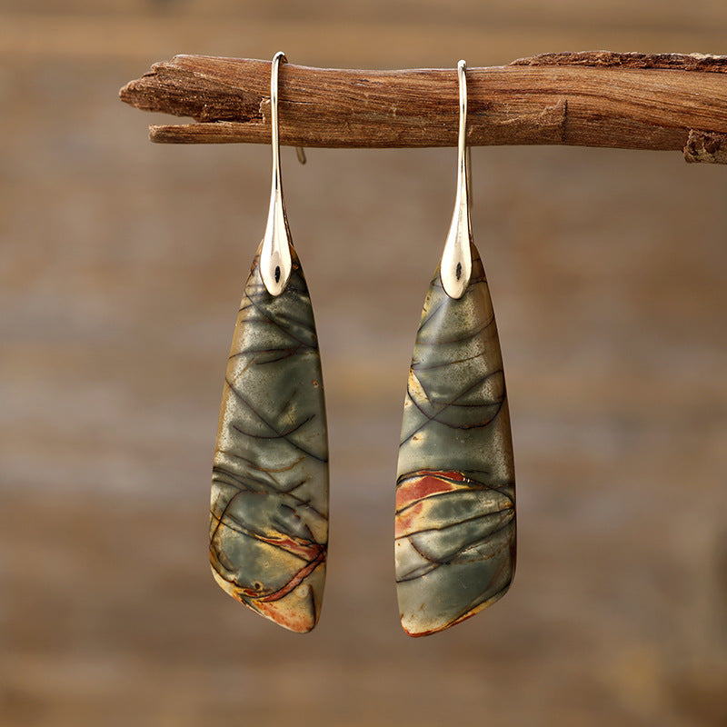 Natural-Stone Earrings by Sheila