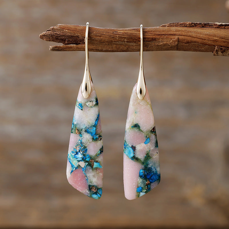 Natural-Stone Earrings by Sheila