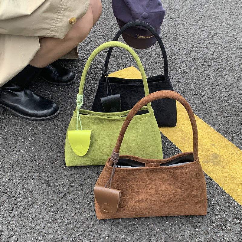 Freya Soft Suede Bucket Bag