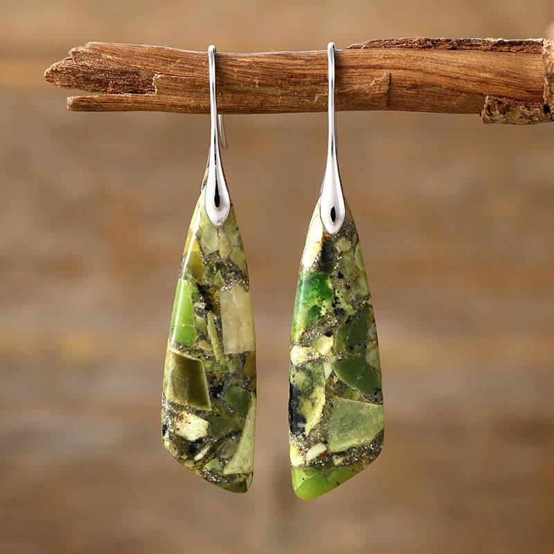 Natural-Stone Earrings by Sheila