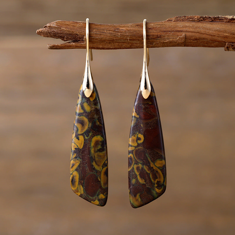 Natural-Stone Earrings by Sheila