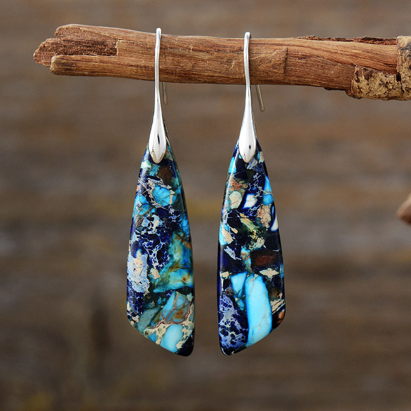 Natural-Stone Earrings by Sheila