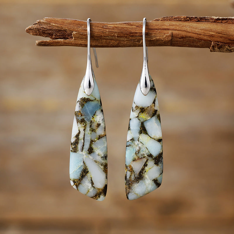 Natural-Stone Earrings by Sheila