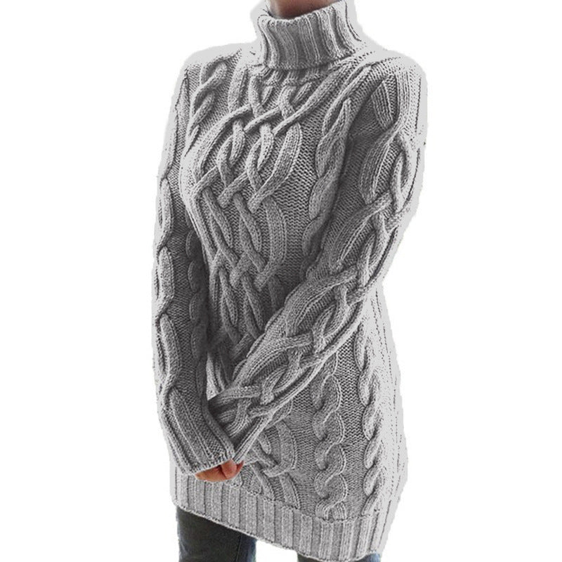 Evelyn Cable-Knit Sweater Dress