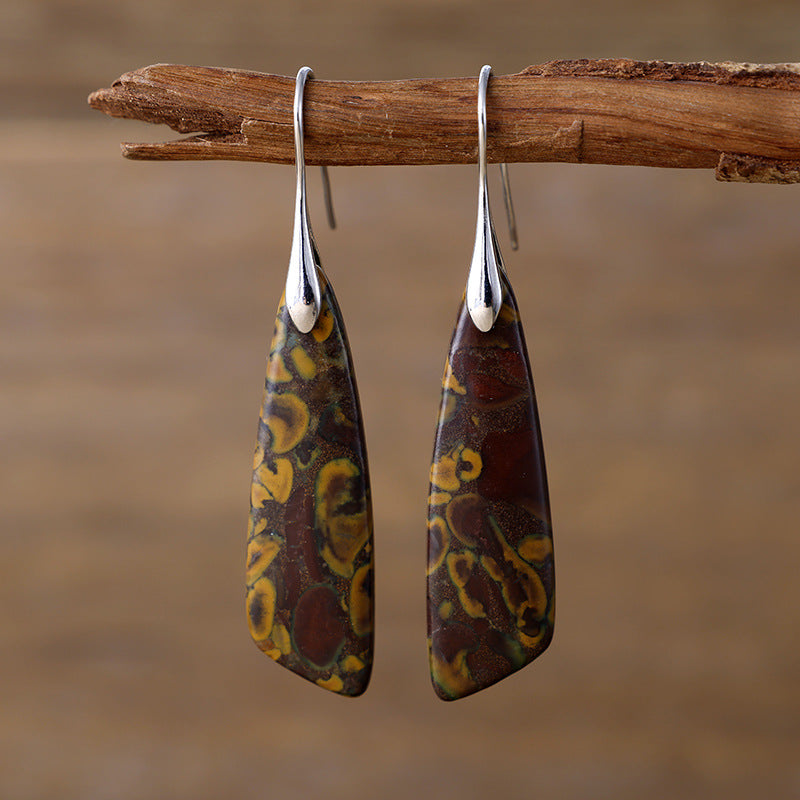 Natural-Stone Earrings by Sheila