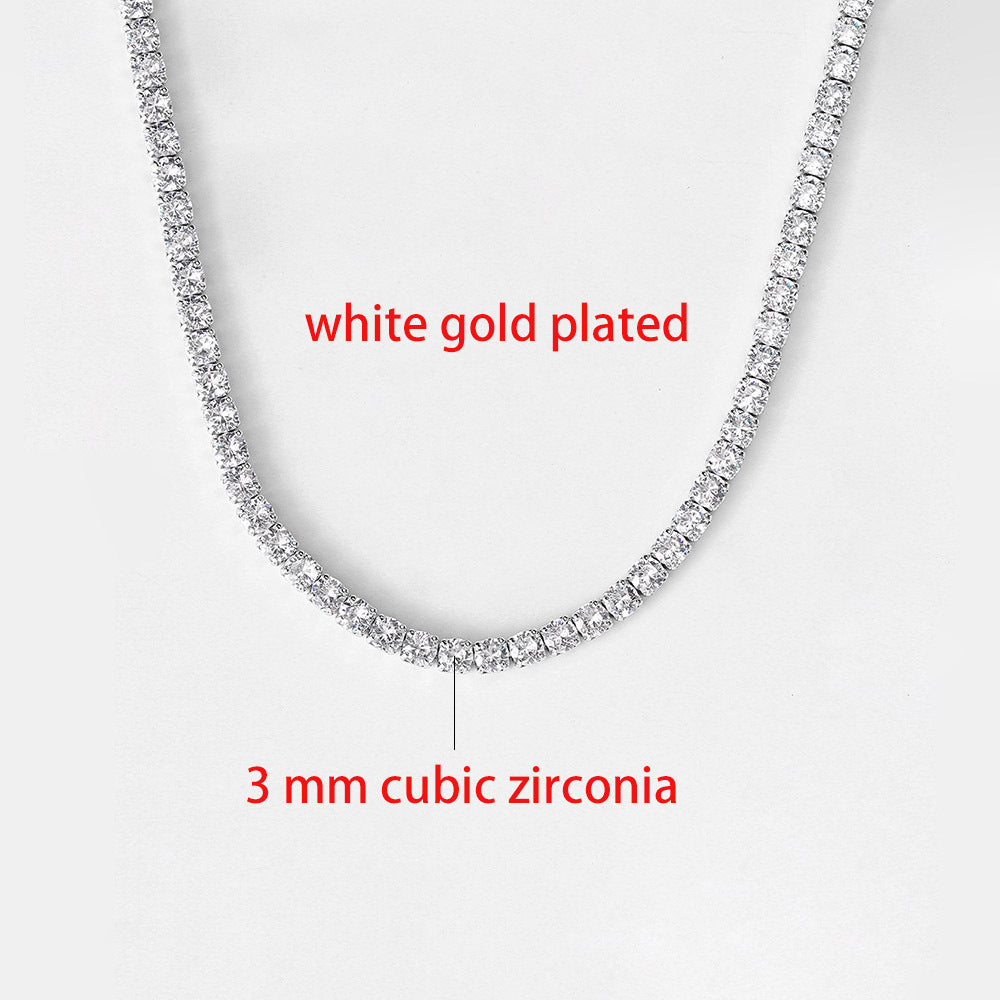 Sparkling Rhinestone Collar Necklace