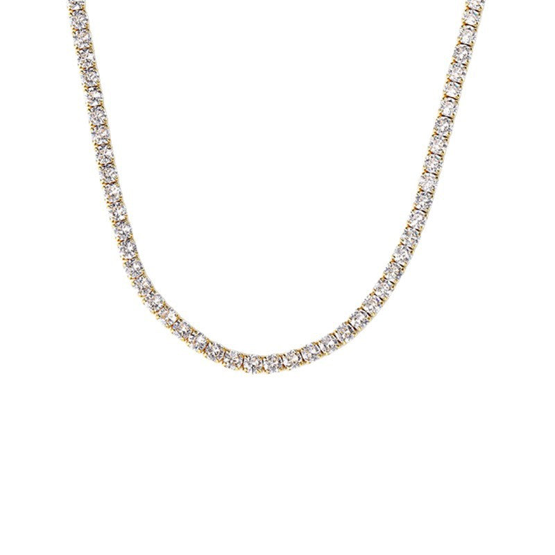 Sparkling Rhinestone Collar Necklace
