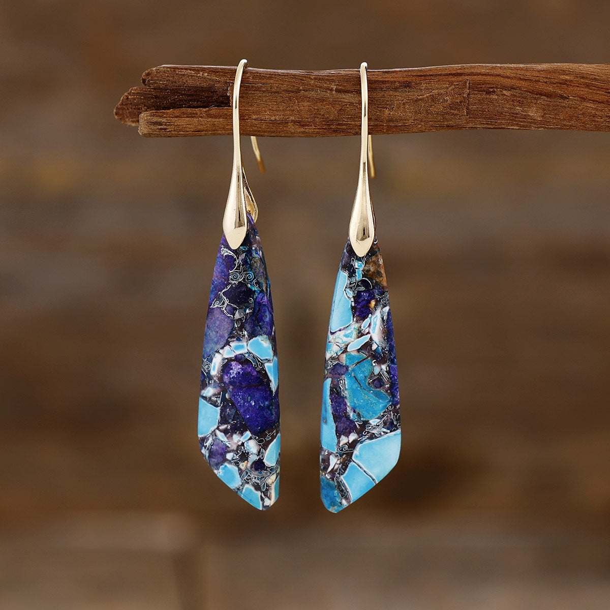 Natural-Stone Earrings by Sheila