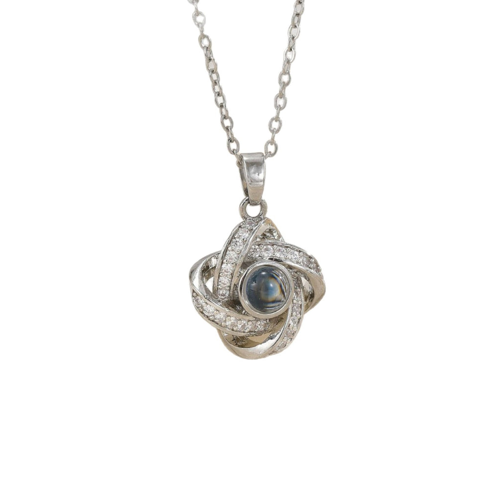 Four-Leaf Clover Projection Necklace