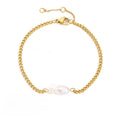 Minimalist Freshwater Pearl Bracelet