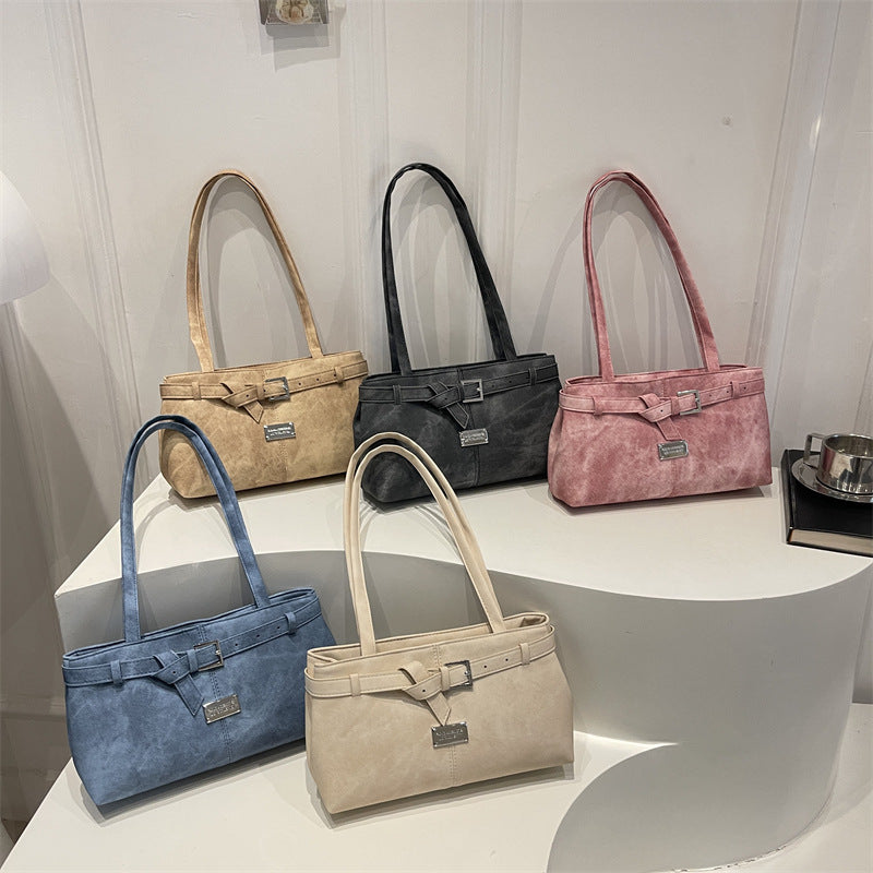 Nora Textured Shoulder Bag