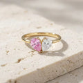 Waterdrop Zircon Ring