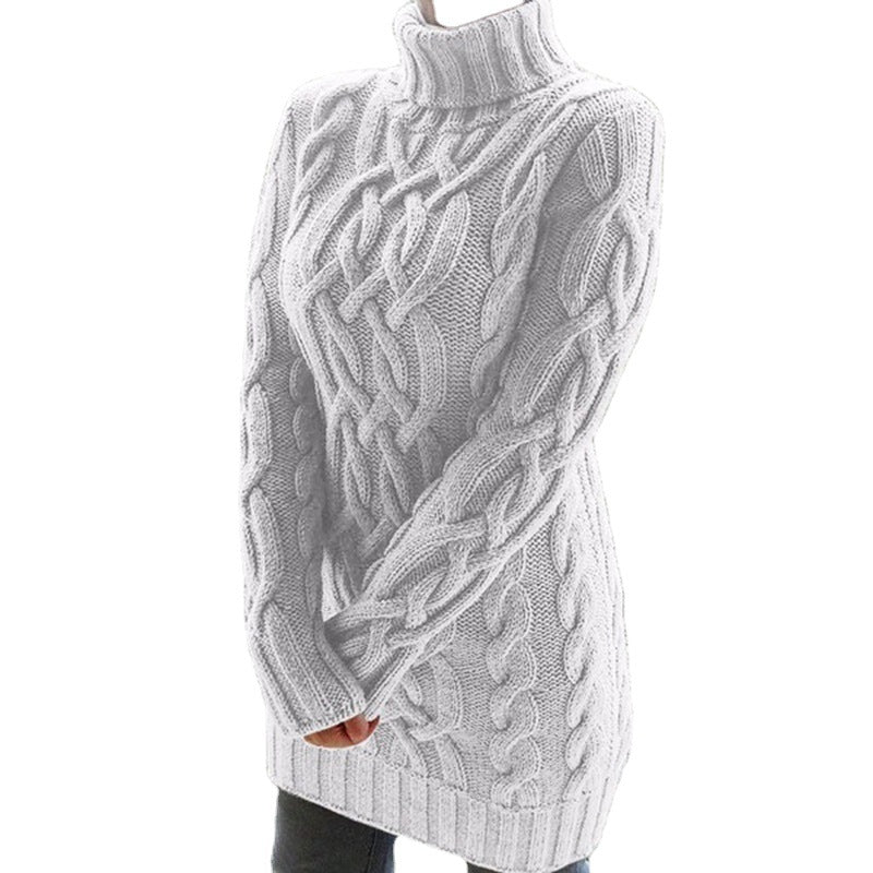 Evelyn Cable-Knit Sweater Dress