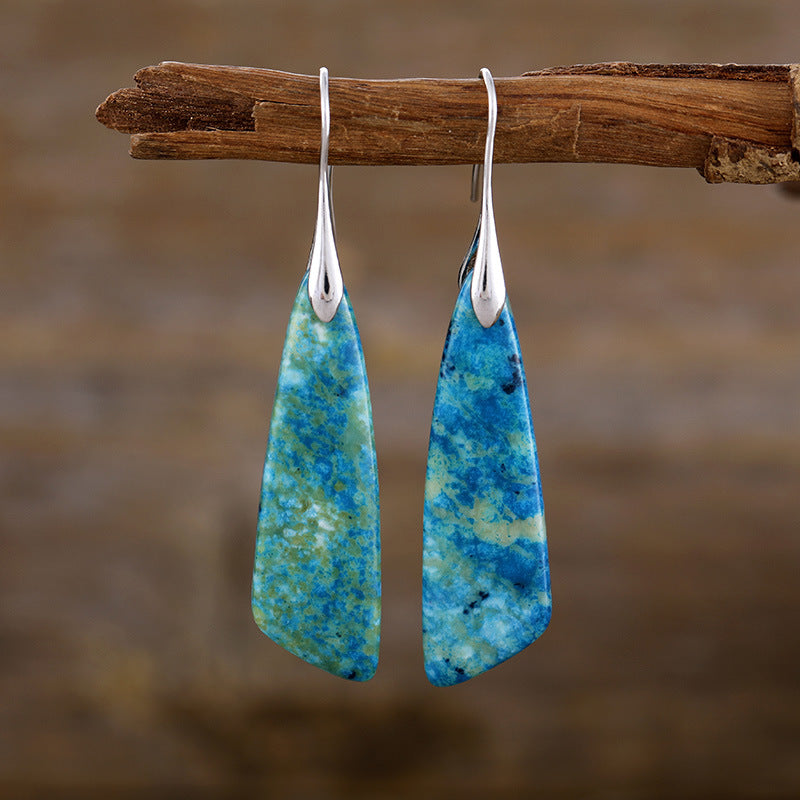 Natural-Stone Earrings by Sheila