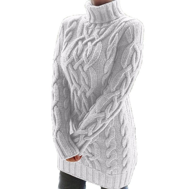 Evelyn Cable-Knit Sweater Dress