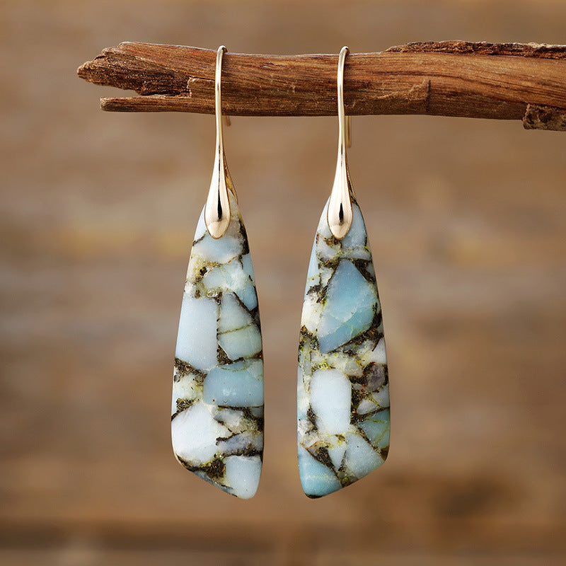 Natural-Stone Earrings by Sheila