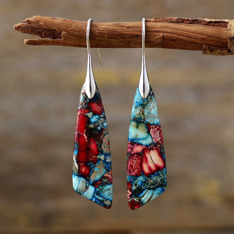 Natural-Stone Earrings by Sheila