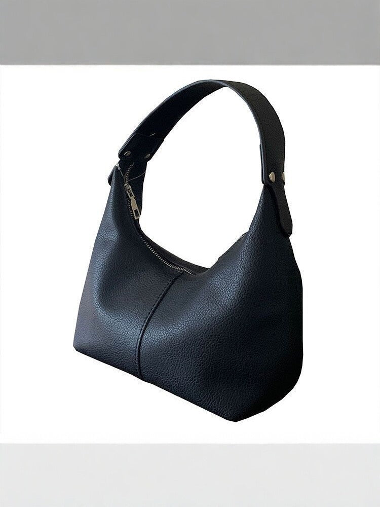Elara Croc-Texture Handbag