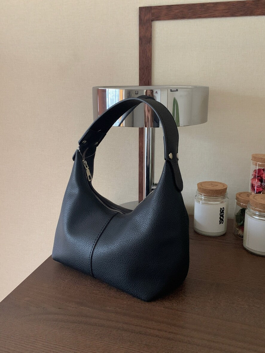 Elara Croc-Texture Handbag