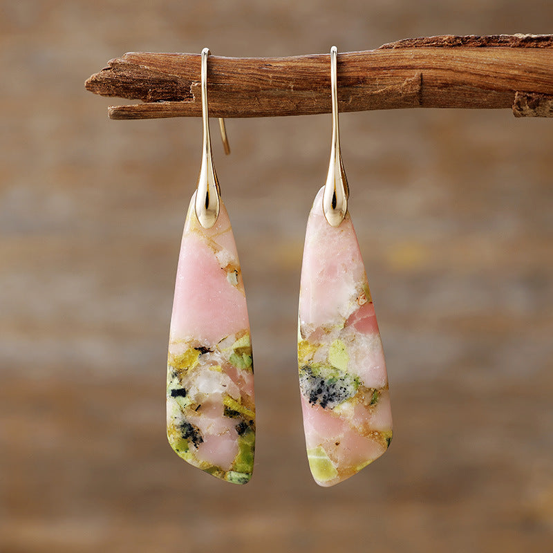 Natural-Stone Earrings by Sheila