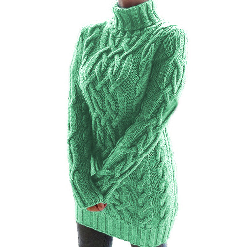 Evelyn Cable-Knit Sweater Dress