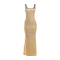 Aurelia Golden Maxi Dress