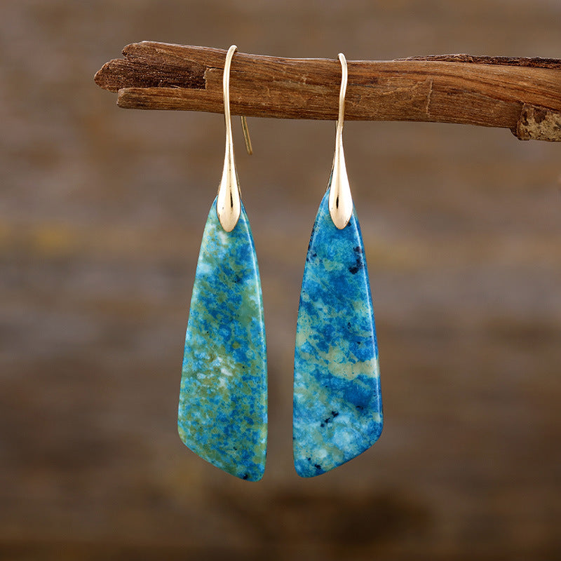 Natural-Stone Earrings by Sheila