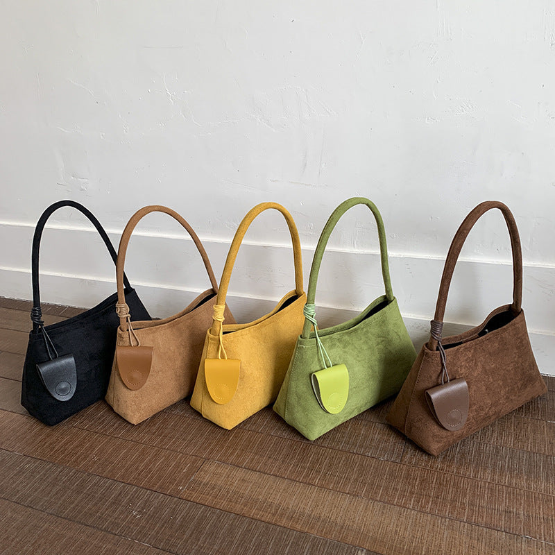 Freya Soft Suede Bucket Bag