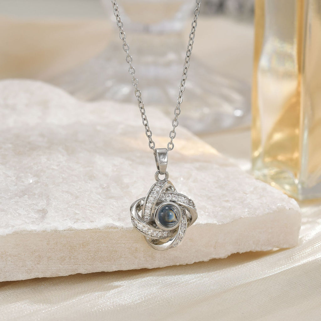 Four-Leaf Clover Projection Necklace
