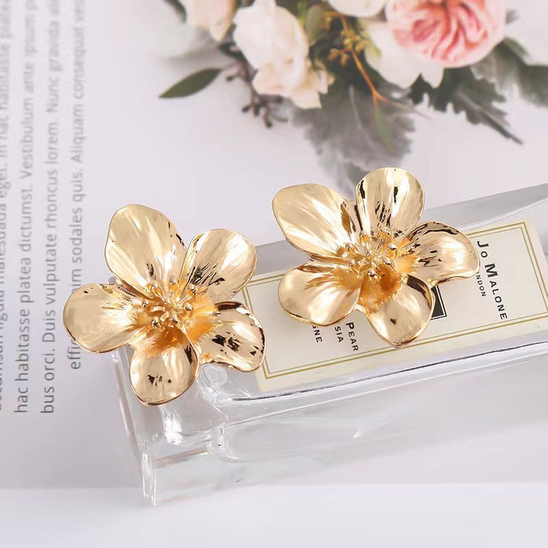 Geometric Petal Earrings